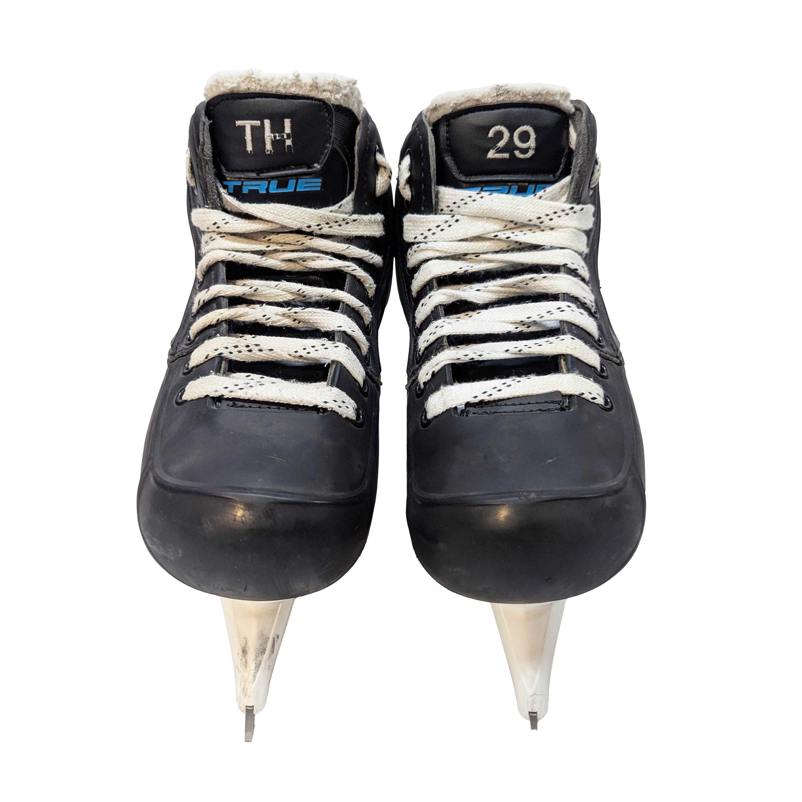 True Custom - Patins de gardien de but de hockey NCAA Pro Stock d'occasion - Taille 6